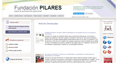 Desktop Screenshot of fundacionpilares.org